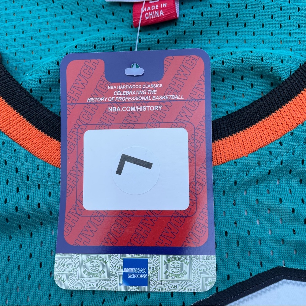 Mitchell & Ness Men's Chicago Bulls All Star '96 Michael Jordan #23 Teal Jersey - Picture 4 of 11